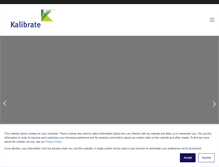 Tablet Screenshot of kalibrate.com
